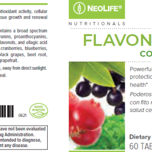 Etiqueta Neolife Flavonoid Complex
