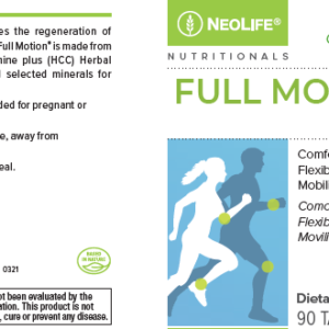 Etiqueta Neolife Full Motion