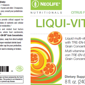 Etiqueta Neolife Liqui-Vite