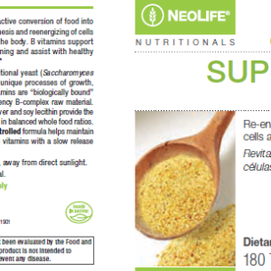 Etiqueta Neolife Super B