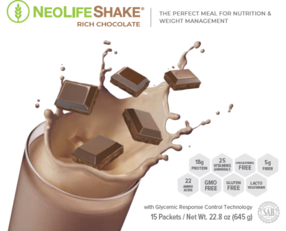 Etiqueta Neolife Shake chocolate