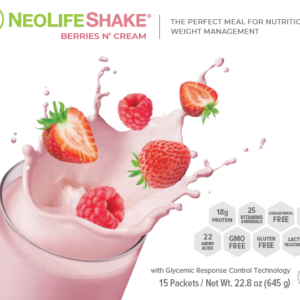 Etiqueta Neolife Shake fresa